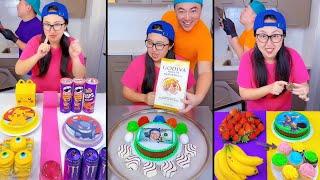 Pokemon cake vs Minecraft cake ice cream challenge! #funny by Ethan Funny Family