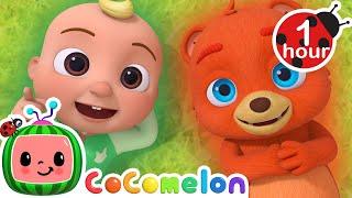 JJ and His Bestie Bear  CoComelon JJ's Animal Time Nursery Rhymes & Kids Songs | After School Club
