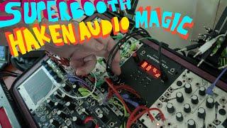 Haken Audio Magic - Outerworldy jam + Walkthrough of Eaganmatrix Eurorack setup #superbooth2022