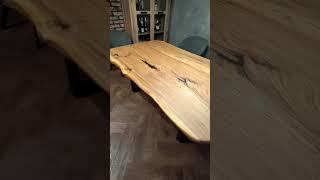 РАЗМЕР нравится?! Кухонный стол для всей семьи #слэб #стол #woodworking #wood #art