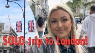 SOLO trip to London! Come with me! VLOG!