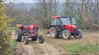 Zavrsavanje zimske brazde IMT 578 I Leopard  ZETOR 6340 i Landsberg