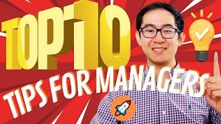 Top 10 Tips for Managers in FAANG/Tech | Product Management, Engineering & UX Design Managers