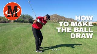 How To Make The Ball Draw // Malaska Golf