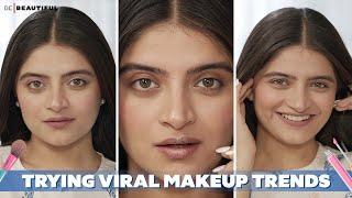 Trying Viral Makeup Trends | Makeup Hacks | Makeup Routine | Be Beautiful