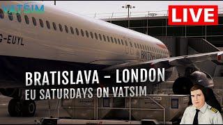  EU Saturdays VATSIM Event | A320 Bratislava to Stansted