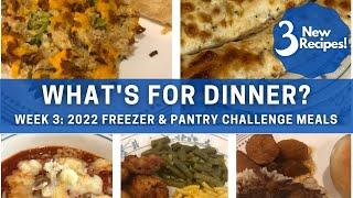 What's For Dinner? (#3) | Pantry & Freezer Challenge Meals | Easy Dinner Ideas!