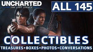 Uncharted The Lost Legacy - All Collectibles Locations (Treasures, Photos, Lockboxes, Conversations)