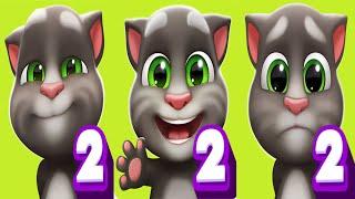 Black Vs Red Vs Grey | 3 Colors My Talking Baby Tom 2 Vs My Talking Tom 2