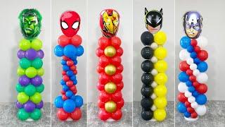 Avengers Balloon Colum Ideas