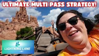 The ULTIMATE Multi Pass Strategy for Disney World To Get On Every Ride!