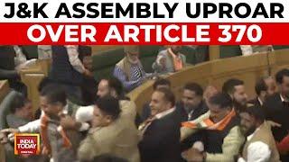 Jammu and Kashmir Assembly Chaos Over Article 370 Restoration | India Today