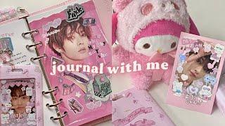 journal & polco with me  ft. korean stickers & sanrio haul!