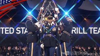 U.S. Army Drill Team Awesome Performs - Celebrating America's Army 2018