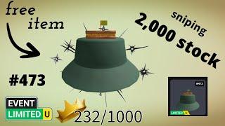 Sniping Masters Tournament Pimento Sandwich Hat #473 (Free UGC Limited) (232/1000)