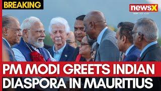 PM Modi Greets Indian Diaspora in Mauritius, Honors the Audience with  Bhojpuri Speech | NewsX