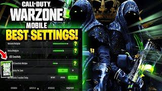 UPDATED WARZONE MOBILE BEST SETTINGS!! (CONTROLLER PLAYER)