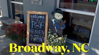 I'm visiting every town in NC - Broadway, North Carolina