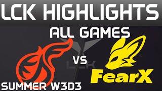 KDF vs FOX Highlights ALL GAMES LCK Summer 2024 Kwangdong Freecs vs BNK FearX by Onivia