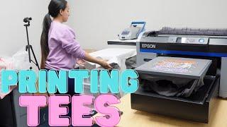 TikTok Shop Saved My Business! Printing Shirts & Sweatshirts with Epson F2100 DTG