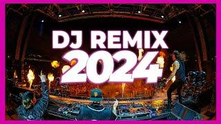 DJ REMIX SONGS 2024 - Mashups & Remixes of Popular Songs 2024 | DJ Remix Songs Club Music Mix 2024 