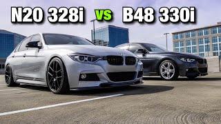 BMW F30 328i VS 330i RACE!