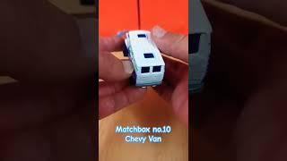 Matchbox no.10 Chevy Van #shorts #matchbox #matchboxcars #matchboxcollection #diecast