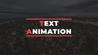 Simple Text Animation Just By Using HTML & CSS