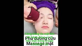 Phù dương cứu/căng bóng da mặt tức thì đông y/trị liệu mặt đông y/massager mặt đông y/bấm huyệt mặt