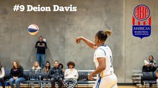 #9 Deion Davis Highlights (ABA 22-23 Season) Tuscon Buckets Vs. San Diego Geniuses (12/4/2022)
