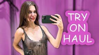 [8k] 2024 Try On Haul | No See Through | Curve Plus size Ideas Fashion x