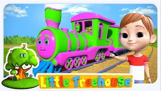 Wheels On the Train + More Vehicle Songs & Rhymes for Kids