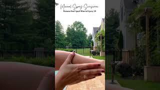 Mineral Spray Sunscreen… this one is easy to apply & rubs in nicely! #sunscreen #skincare #mineral