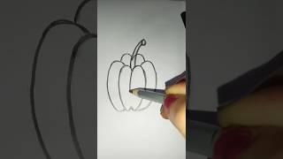 Capcicum easily drawing…#capcicum #art #drawing #easy #viralvideo #cute #love #ritu'screation