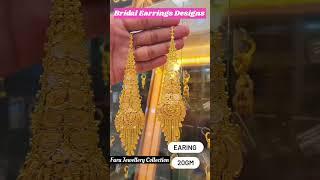 Bridal earrings designs#shorts #earrings#gold#goldearrings#latest#viral