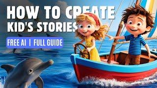 How to Create Animated Kids' Story Videos with AI for FREE! | Step-by-Step Tutorial