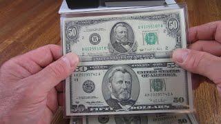 $50 Grant Small Head & Large Head Notes