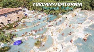 Tuscany Saturnia "Thermal Baths" w/ DRONE footage