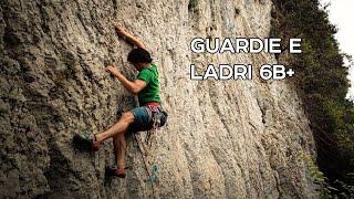 Guardie e Ladri (6b+), Moretti | Rock faces of Valmarecchia