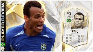 BEST ICON RB!!!! PRIME ICON 93 RATED MARCUS CAFU PLAYER REVIEW - FIFA 23 ULTIMATE TEAM