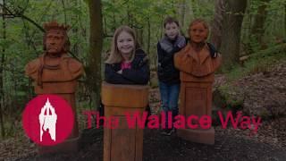 The Abbey Craig Woodcarving Trail at the Wallace Monument