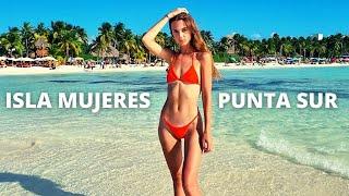 ISLA MUJERES y PUNTA SUR, Recorrimos con POCO DINERO 