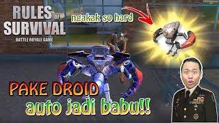 JADI DROID MASIH BISA KILL !!! - Rules of Survival PC Indonesia