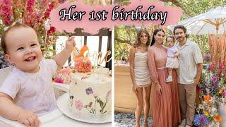 Our Baby Girl's FIRST Birthday Party!!  Poppy's 1st Birthday VLOG!