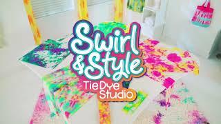 The Swirl & Style Tie Dye Studio Kit - Create your own Tie Dye T-Shirts and more