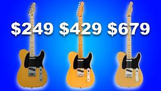 Comparing 3 Telecaster Guitars