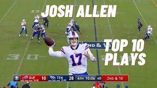 Josh Allen Top 10 Plays (2018-2021)