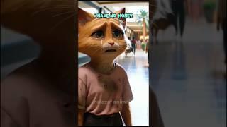 Poor Mother Cat Fulfills Her Daughter's Dream | Heartwarming #story #shorts #catai #aishorts