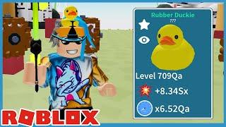 New Update! Retro Area & Godly Ducky Level UP! - Roblox Unboxing Simulator