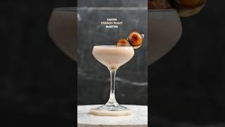 Easter Cocktail | French Toast Martini  #cocktailrecipe #eastercocktail #springcocktail #drink